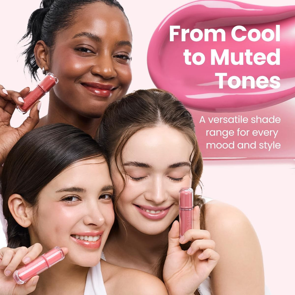 Peripera Mood Glowy Tint Lip Tint - Watery Glow, Buildable Color, Long-Lasting