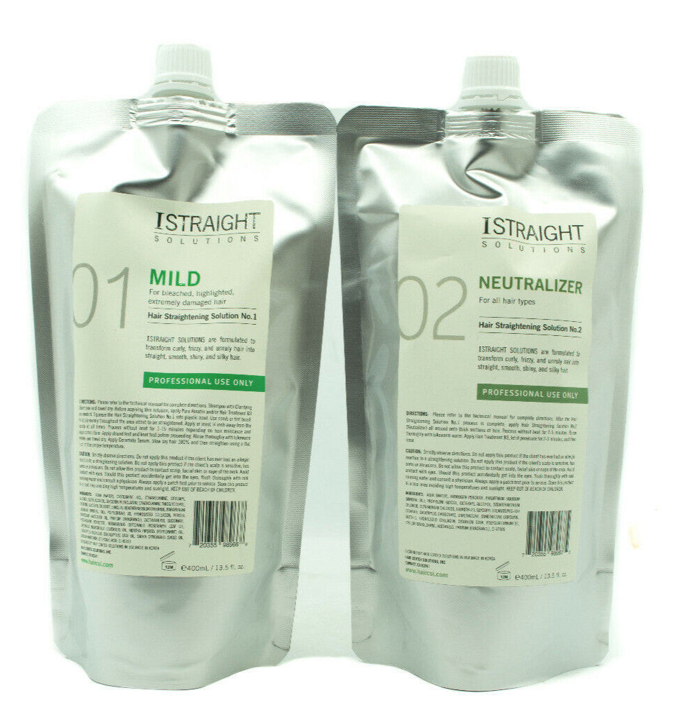Innosys iStraight System Mild & Neutralizer - Hair Straightening Kit, 2-Pack