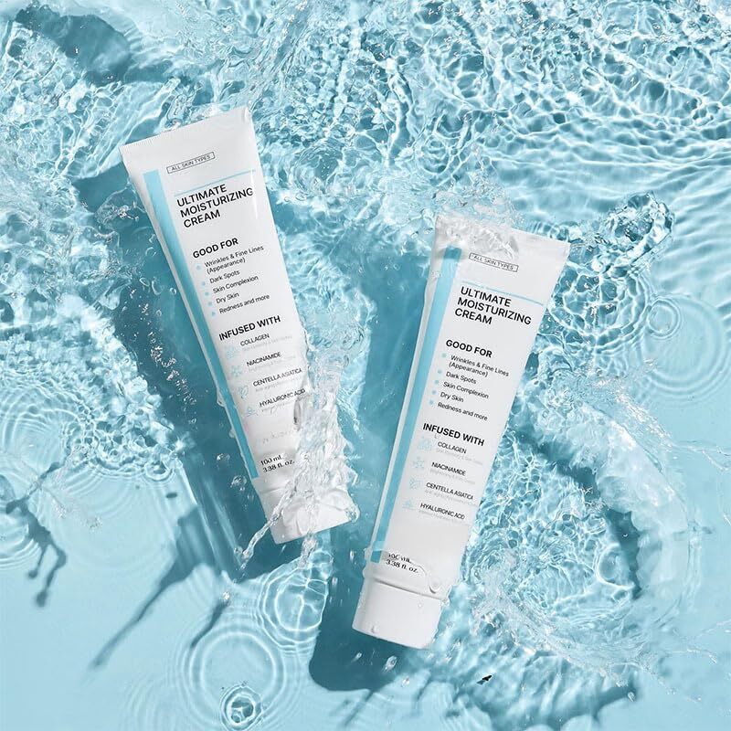 Moisturizing Face Cream for All Skin Types - Hydrating Anti-Aging Formula