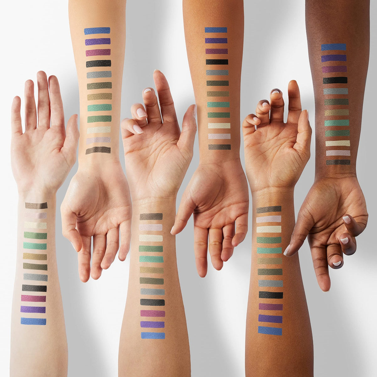 16-Color Eyeshadow Palette - Smokin Matte & Shimmer Shades for Creative Makeup