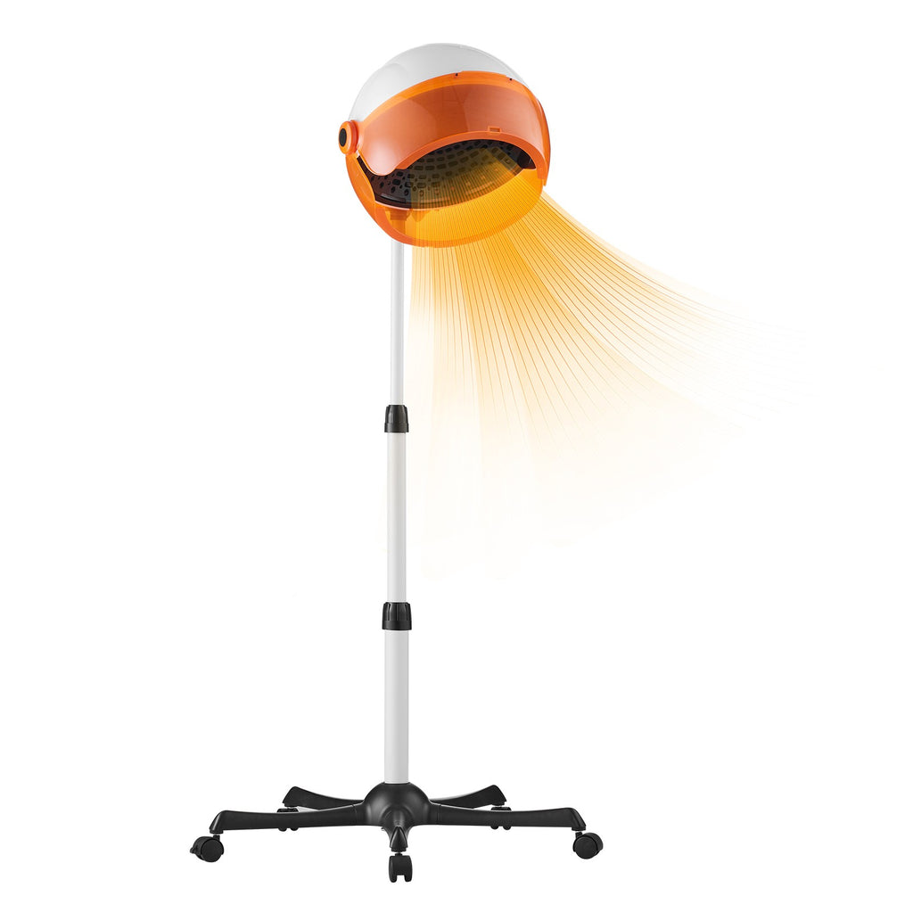 Professional Hooded Hair Dryer 1875W Salon-Quality Stand-Up Hair Dryer with Adjustable Temp & Speed