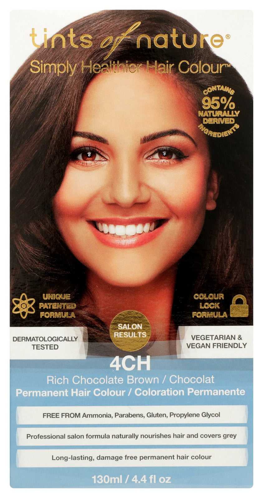 Rich Chocolate Brown Permanent Hair Color - 4.4 Oz | Pack of 3