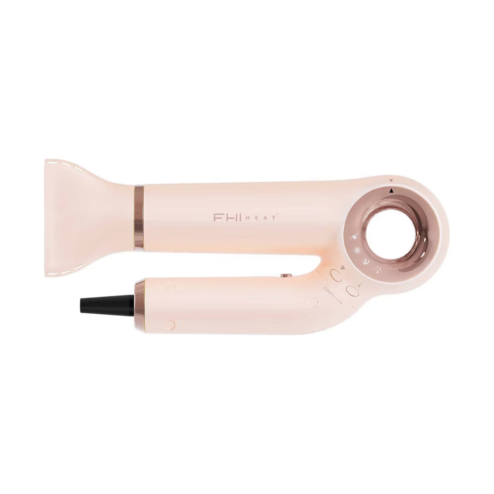Pink Hair Dryer with BLDC Motor, Foldable & Fast Drying - 1600W
