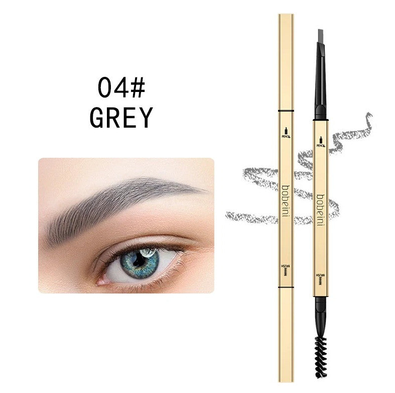 Waterproof Dual-End Eyebrow Pencil for Natural & Bold Brows