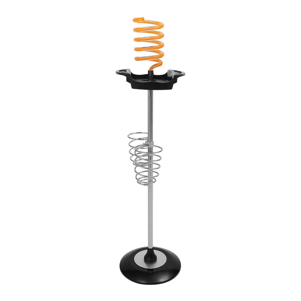 Hair Dryer Stand with Tray and Spiral Holder – Stylish Organizer for Styling Tools