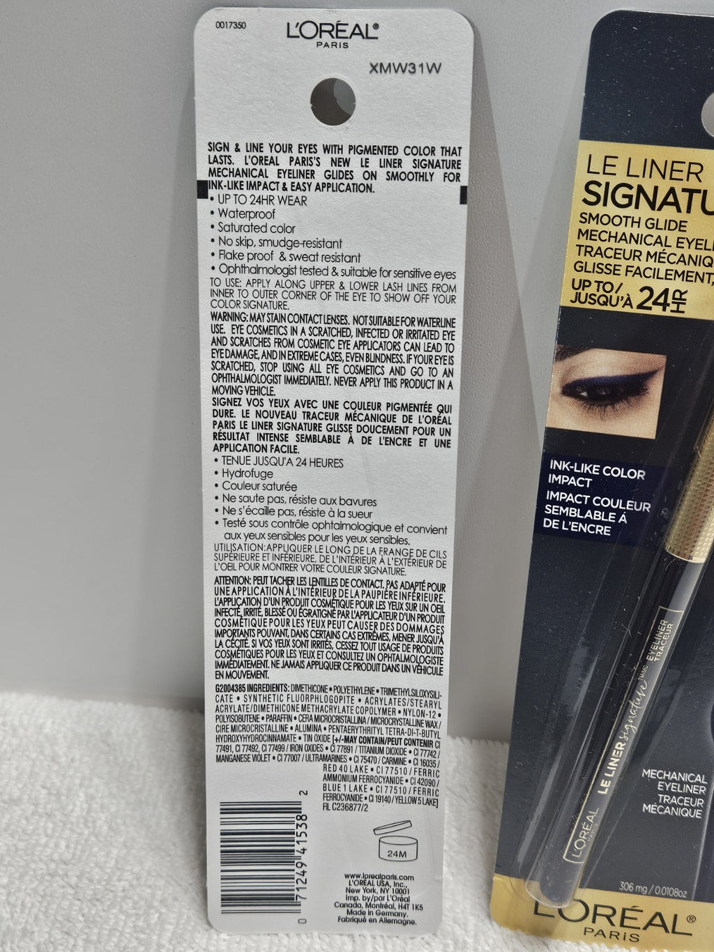 L'Oréal Le Liner Signature 750 Blue Jersey Eye Liner - 2 Pack