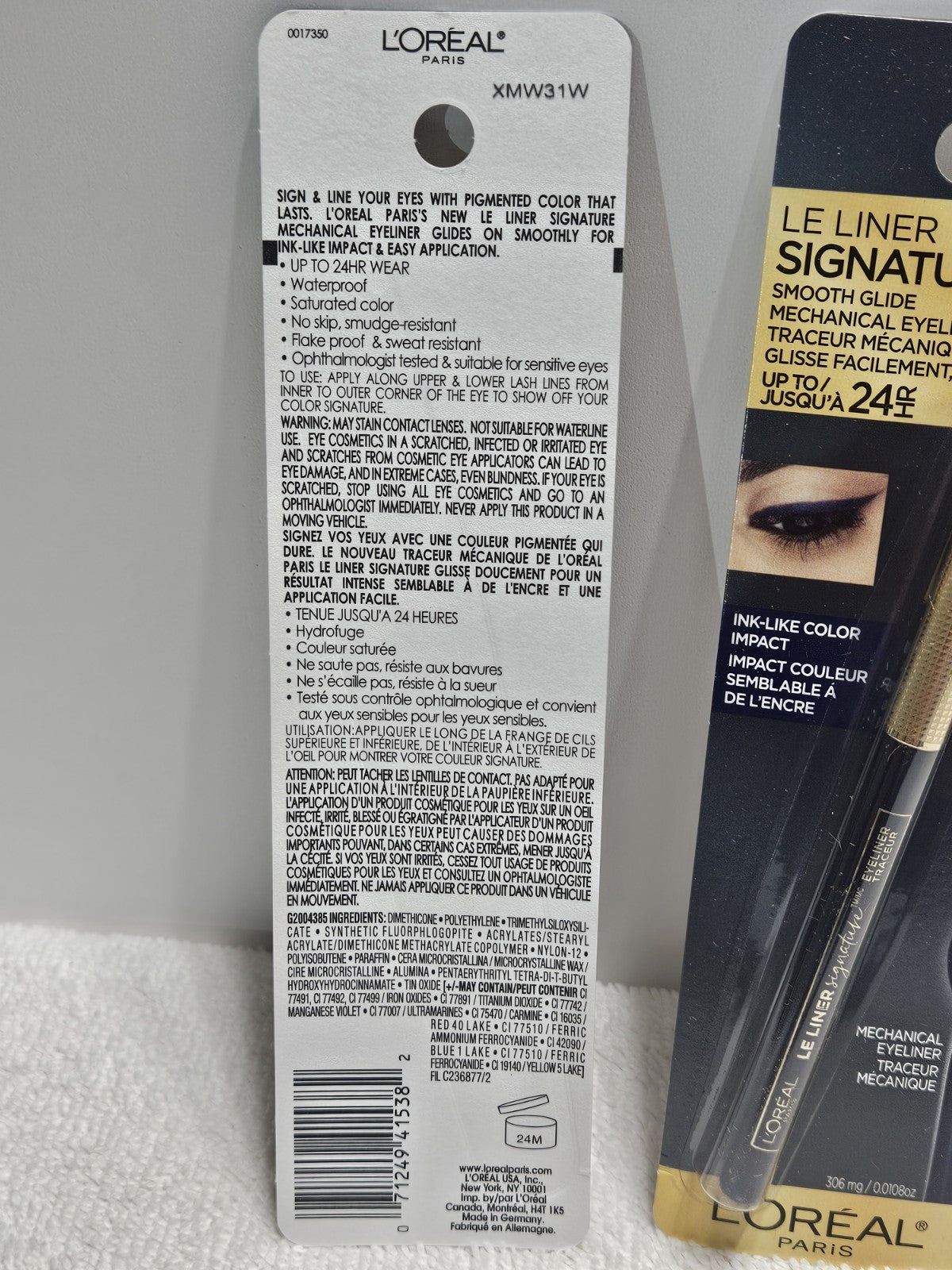 L'Oréal Le Liner Signature 750 Blue Jersey Eye Liner - 2 Pack