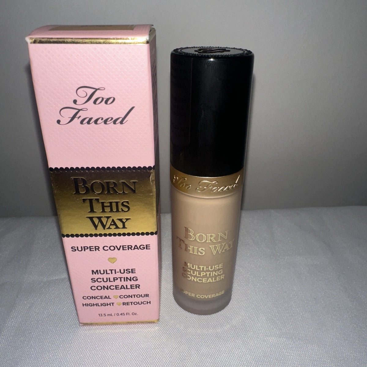 Concealer Foundation Too Faced Born This Way Light Beige 0.45 oz