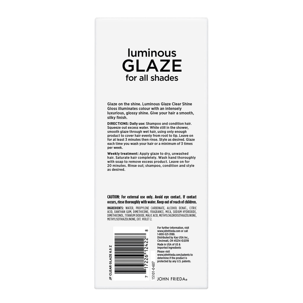 Clear Shine Hair Glaze - Hydrating Gloss for All Hair Types, 6.5 oz, Pack of 2