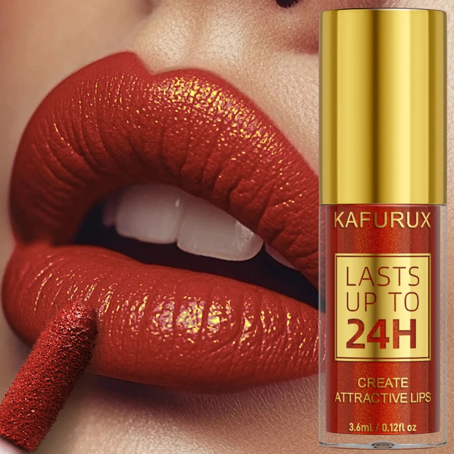 14-Color Glitter Lip Gloss Set Long Lasting Waterproof Lipstick