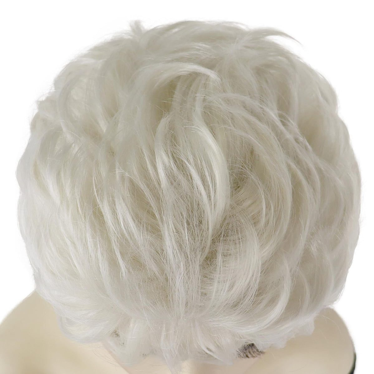 Platinum Blonde Curly Wig for Costume, Party & 100th Day of School Celebrations