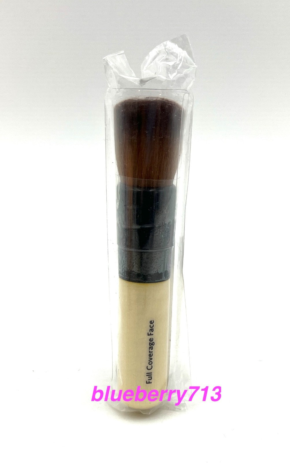 Travel Mini Full Coverage Face Brush for Powder and Liquid Makeup