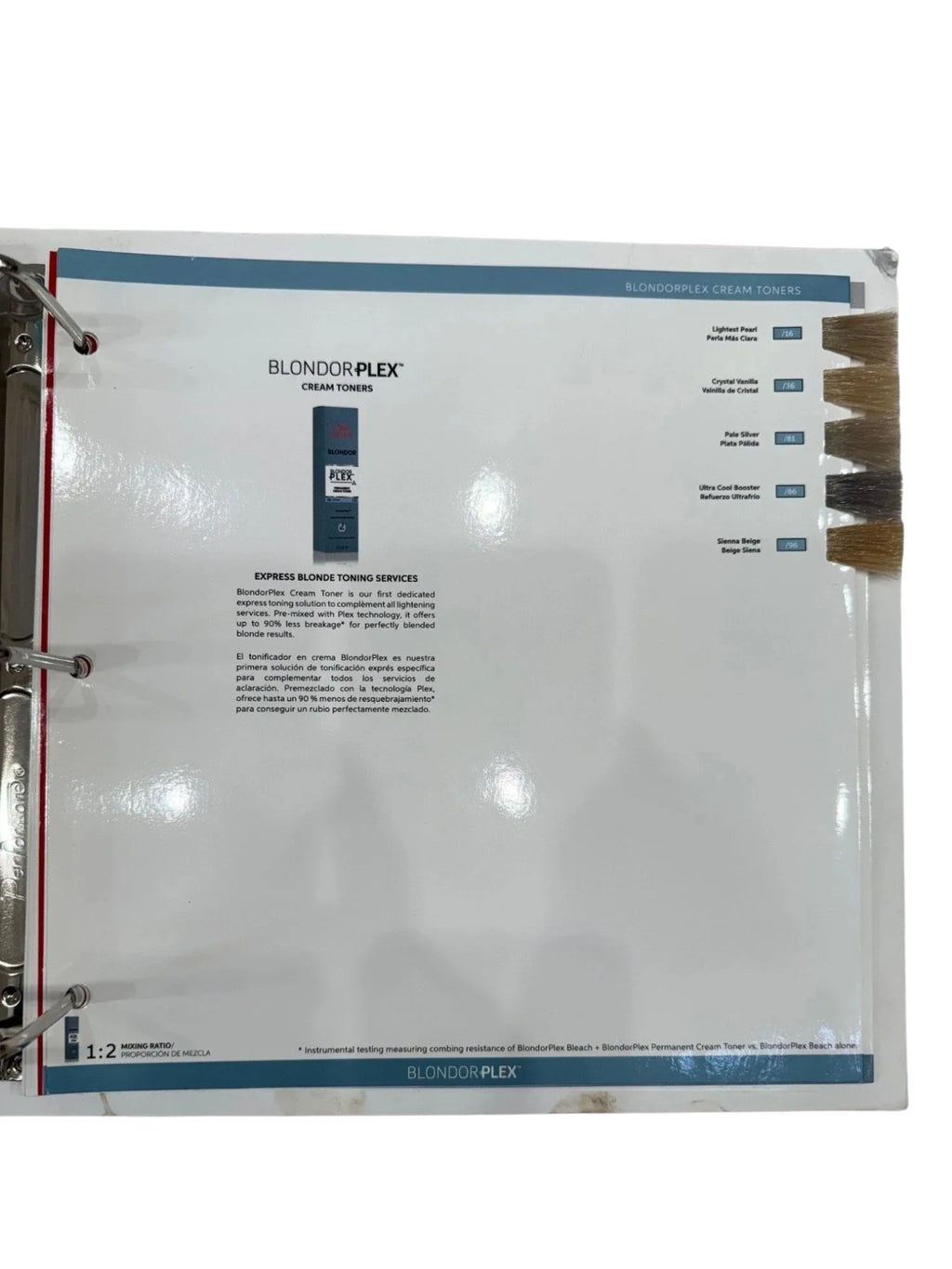 Wella Color Swatch Binder - Mini & Mega Options for Color Testing and Organization