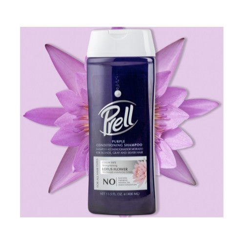 Purple Lotus Flower Conditioning Shampoo for Color-Treated Hair 13.5 fl oz Pack of 6