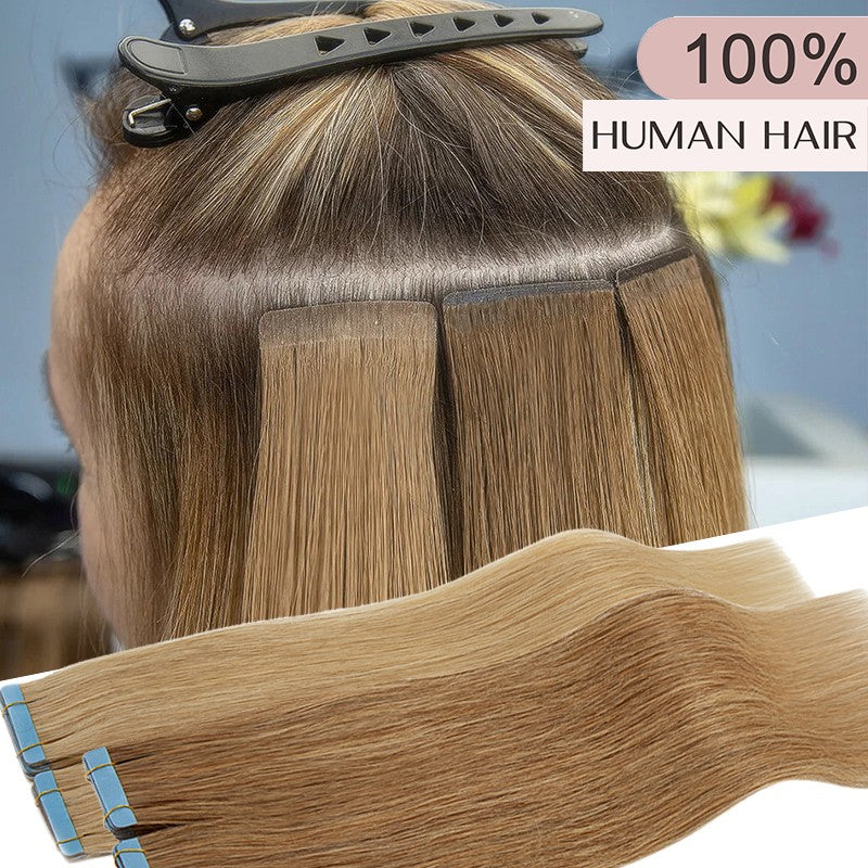 Remy Human Hair Extensions Tape-In Traceless Skin Weft 40PCS Multiple Lengths & Colors