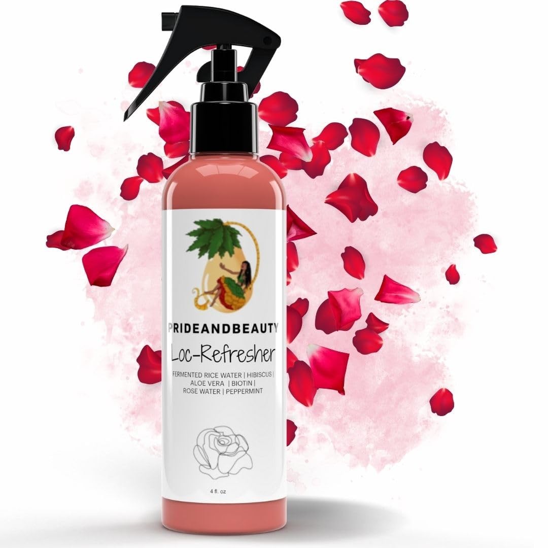 Rose Water Peppermint Itch Spray for Locs and Dreadlocks - 12oz