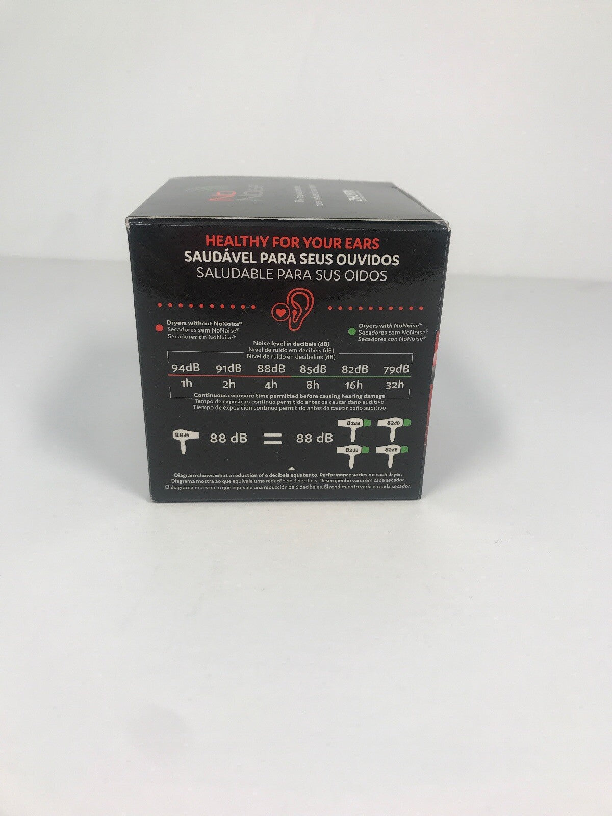 Hair Dryer Noise Reducer - Universal Fit Quieting Attachment