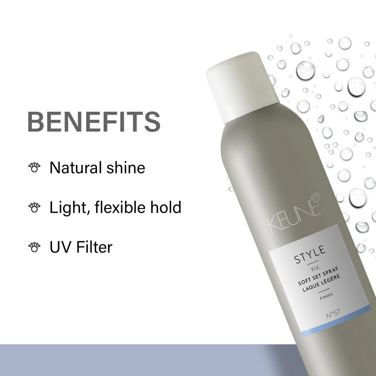 Light Hold Hairspray with UV Protection - 9.2 Oz