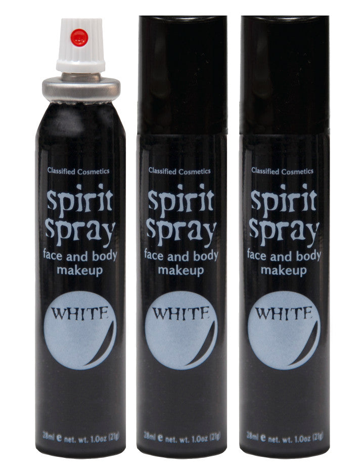Costume Face & Body Spray Makeup 3 Pack - Multiple Colors for Halloween