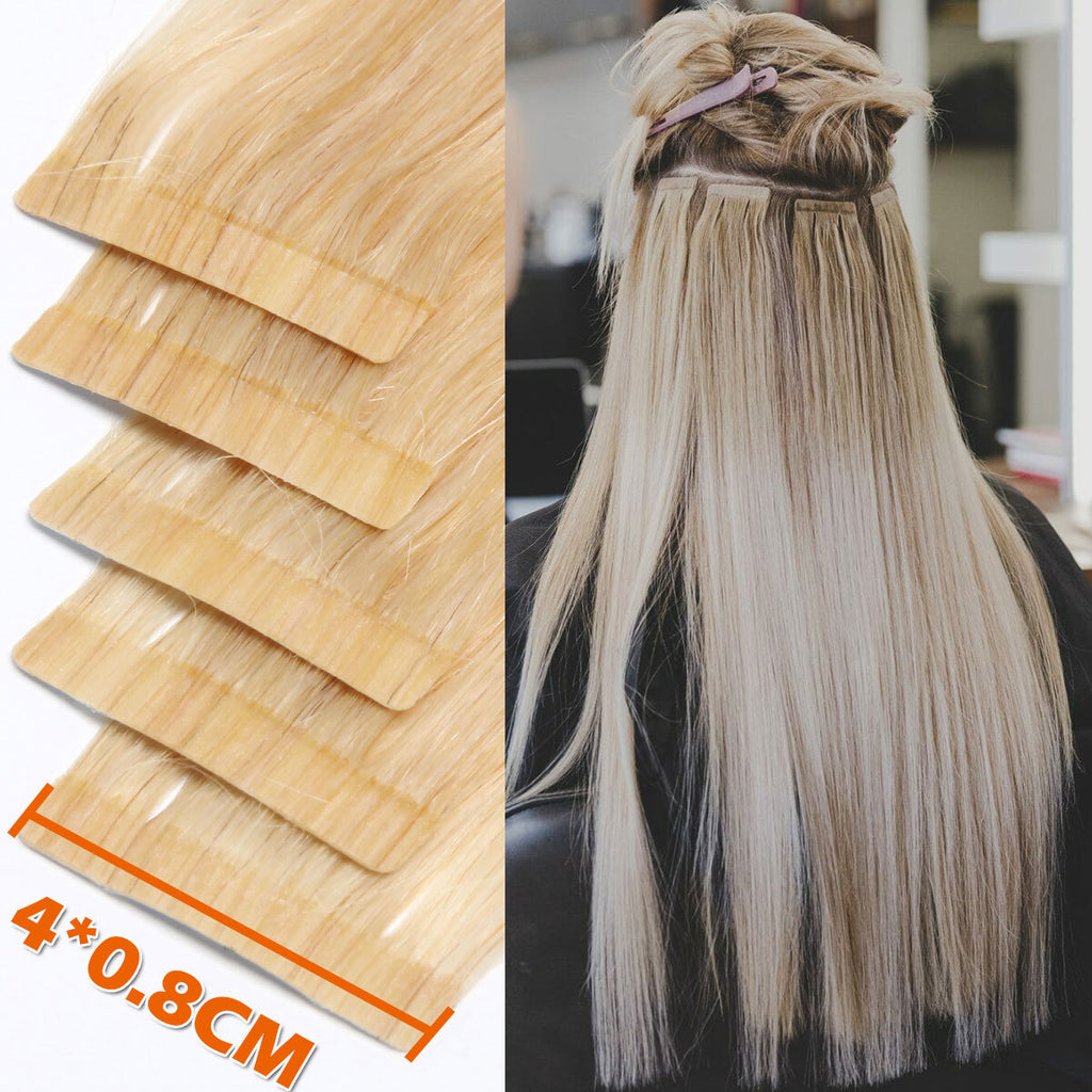 Tape in Hair Extensions 100% Remy Human Hair Balayage Ombre Long & Thick