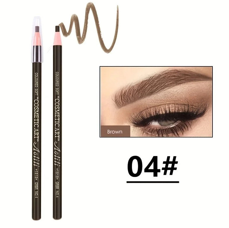 Eyebrow Pencil Natural Smudge Proof No Sharpening Brow Pen - Multiple Colors