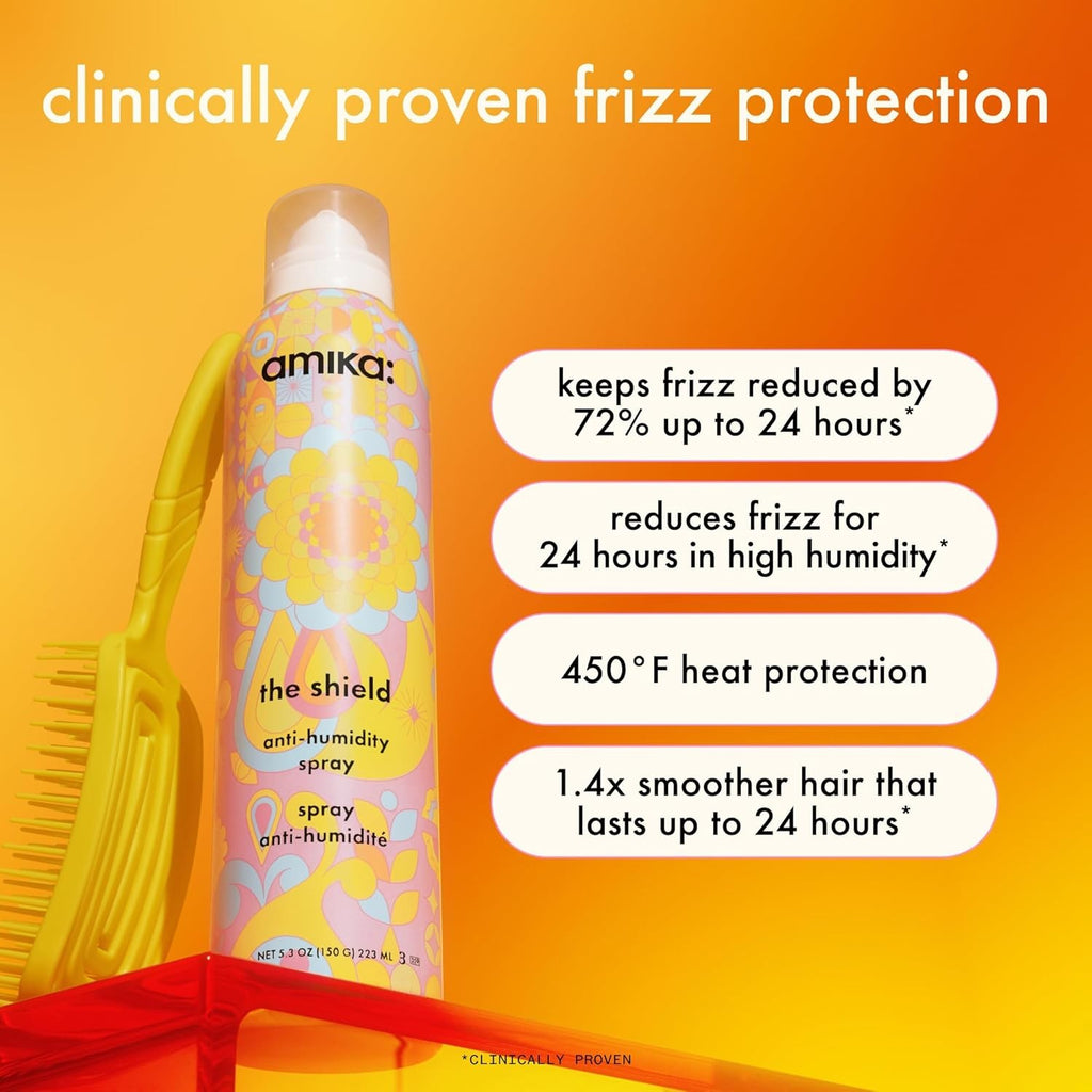 Anti-Humidity Hair Spray with Heat Protection - Lightweight & Invisible