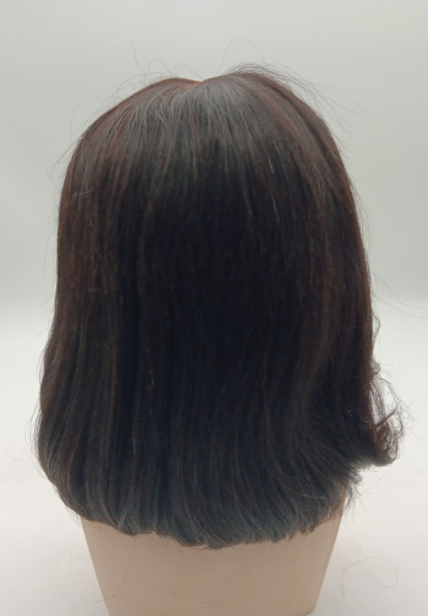 7x5 Glueless HD Lace Human Hair Wig 10 Inch Natural Black