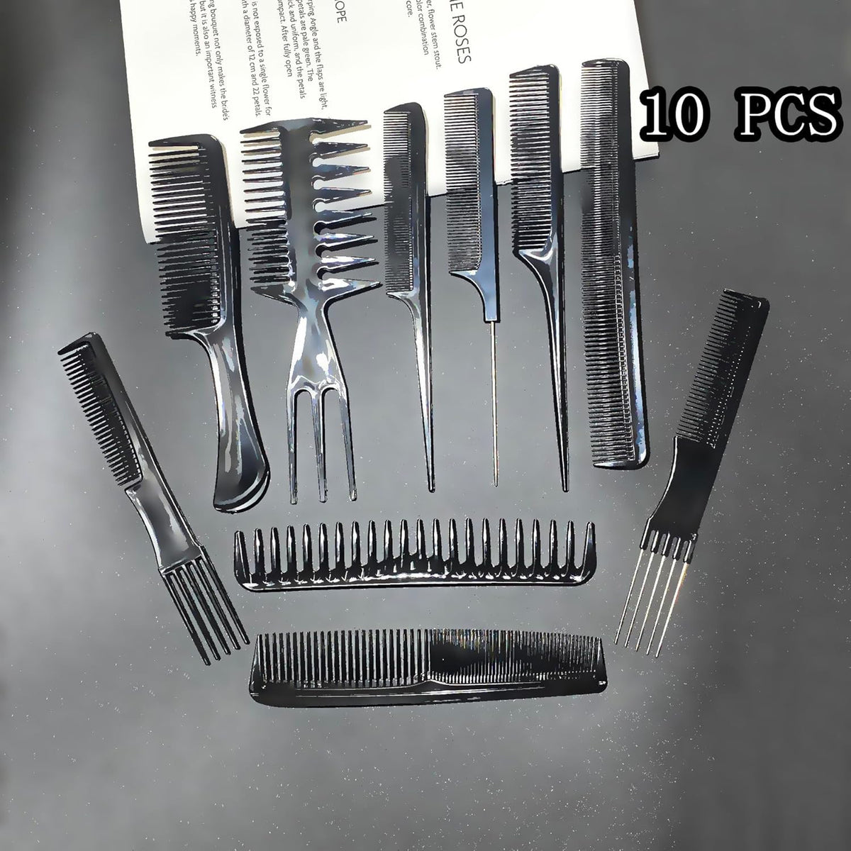 10-Piece Hair Comb Set for Men & Women Styling & Detangling