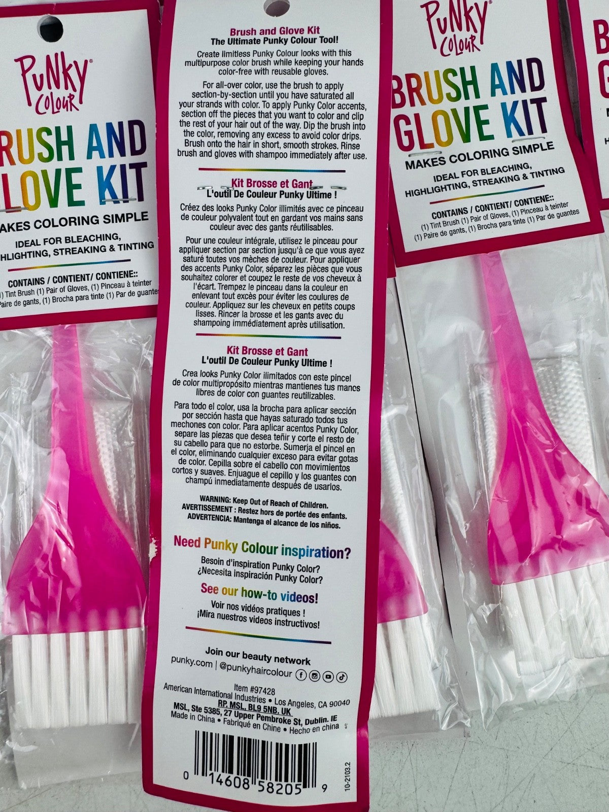 Punky Colour Lightest & Brightest Power Bleach Kit with Brush & Gloves