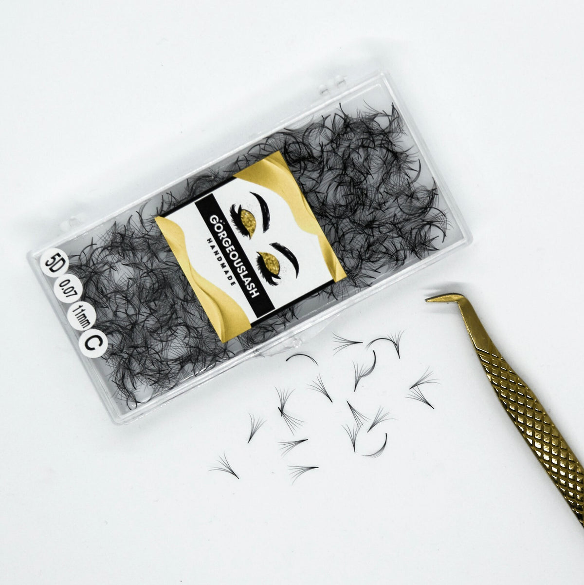 1000 Fans Premade Volume Eyelash Extensions - Handmade Lash Fans for Lash Artists