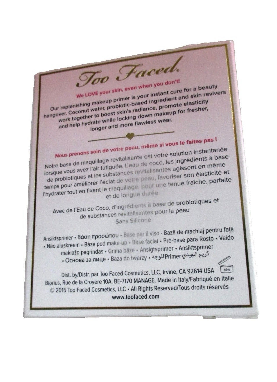 10 Pack Replenishing Face Primer for Makeup Base - Hypoallergenic & Hydrating