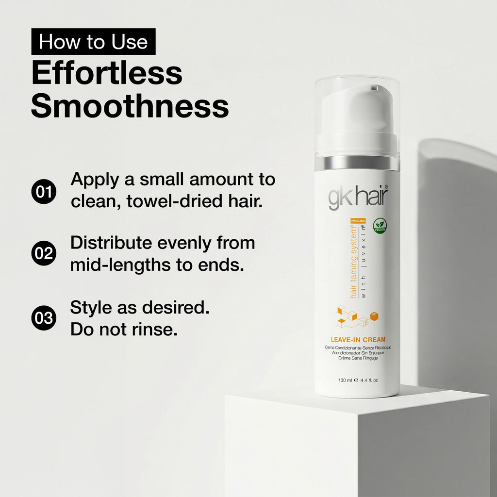 Hydrating Leave-In Conditioner Cream for Frizz Control & Smoothing - 130ml