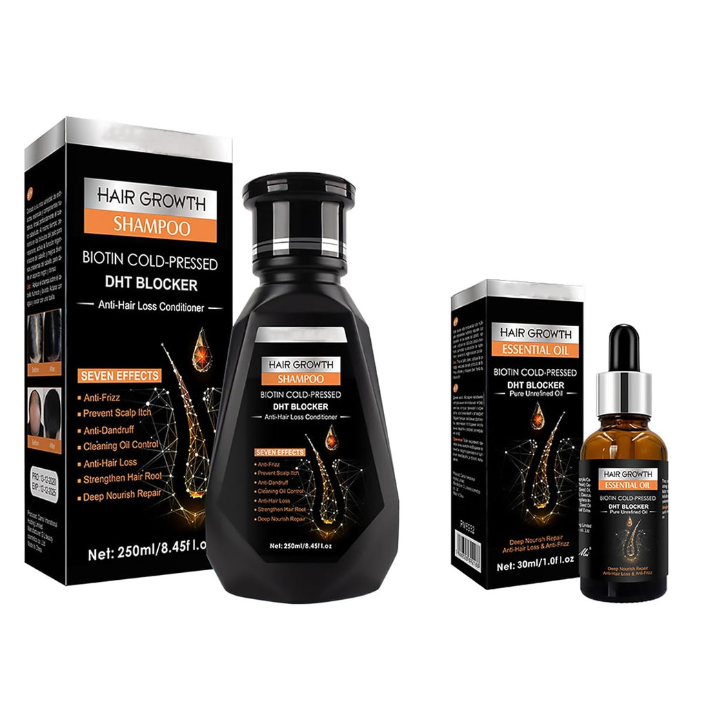Hair Growth Essential Oil Set for Hair Loss & Scalp Nourishment - Natural Therapy