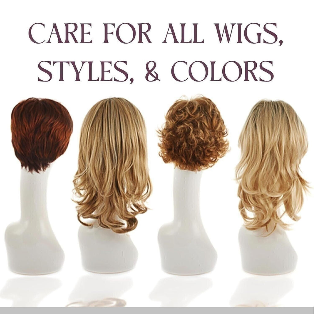Non-Static Shampoo & Conditioner Set for Synthetic & Natural Hair Wigs - 16 Oz