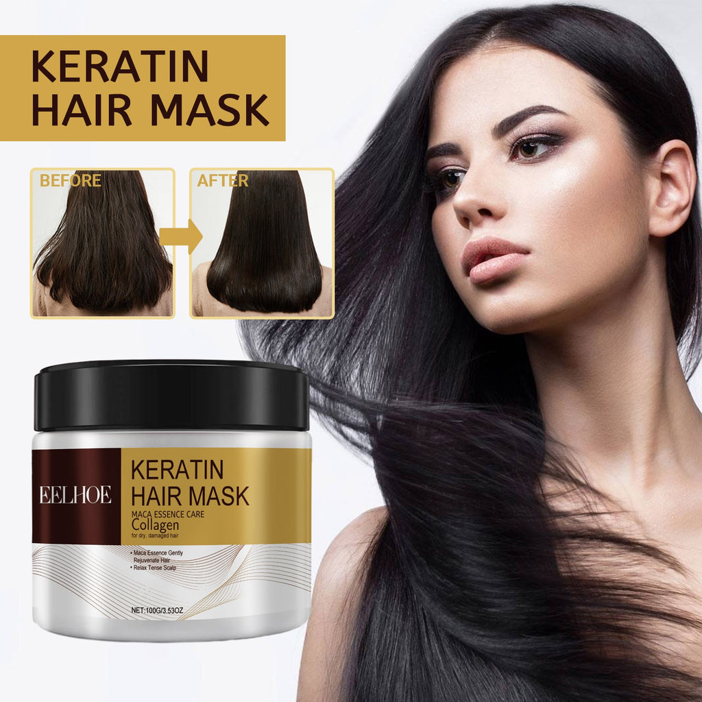 Deep Moisturizing Hair Mask for Damaged Hair Repair & Smoothing - Natural