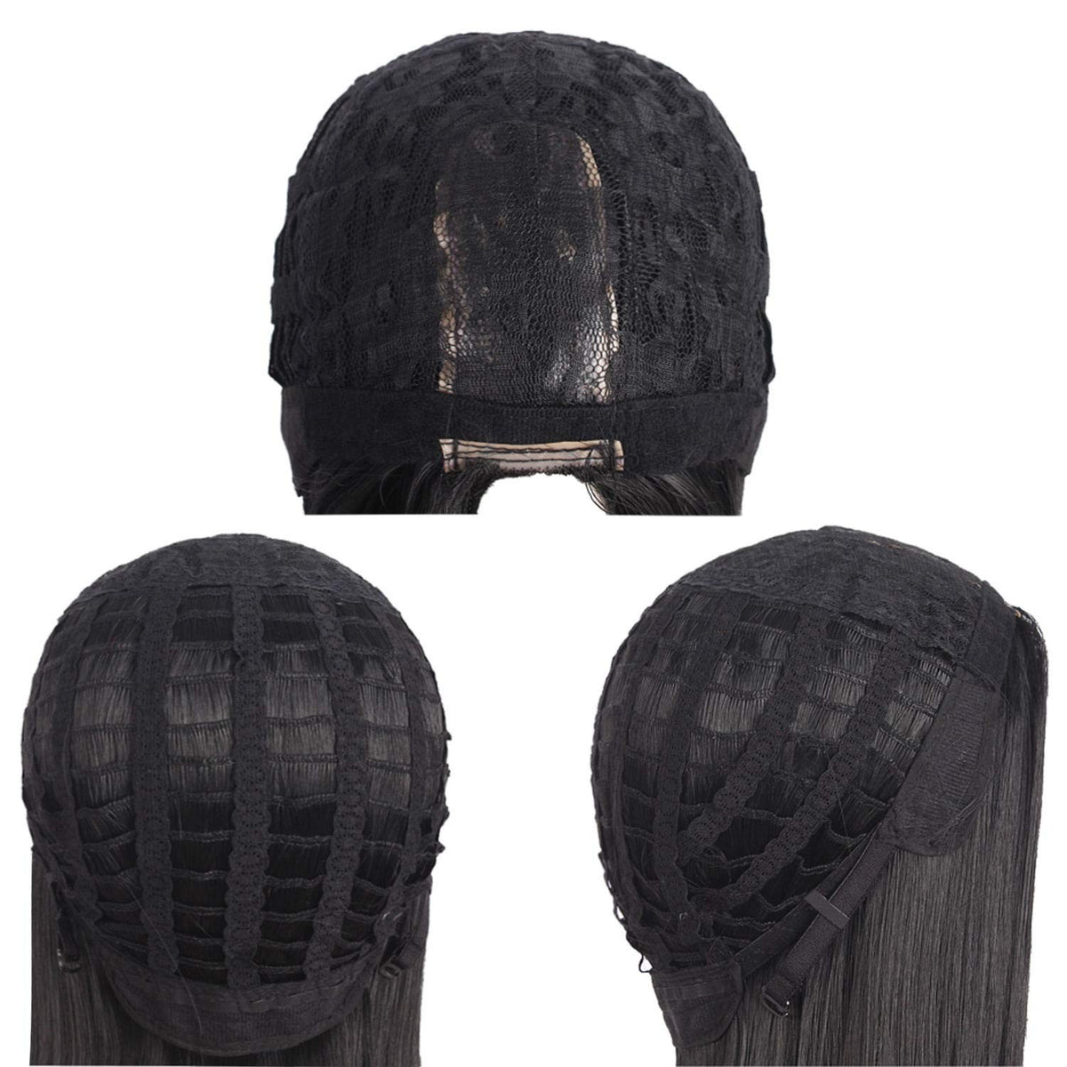 Long Straight Costume Wig - 40 Inch Anime Cosplay Hair in Black
