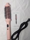 1.5-Inch Heated Ceramic Round Styling Brush with 3 Temperature Settings