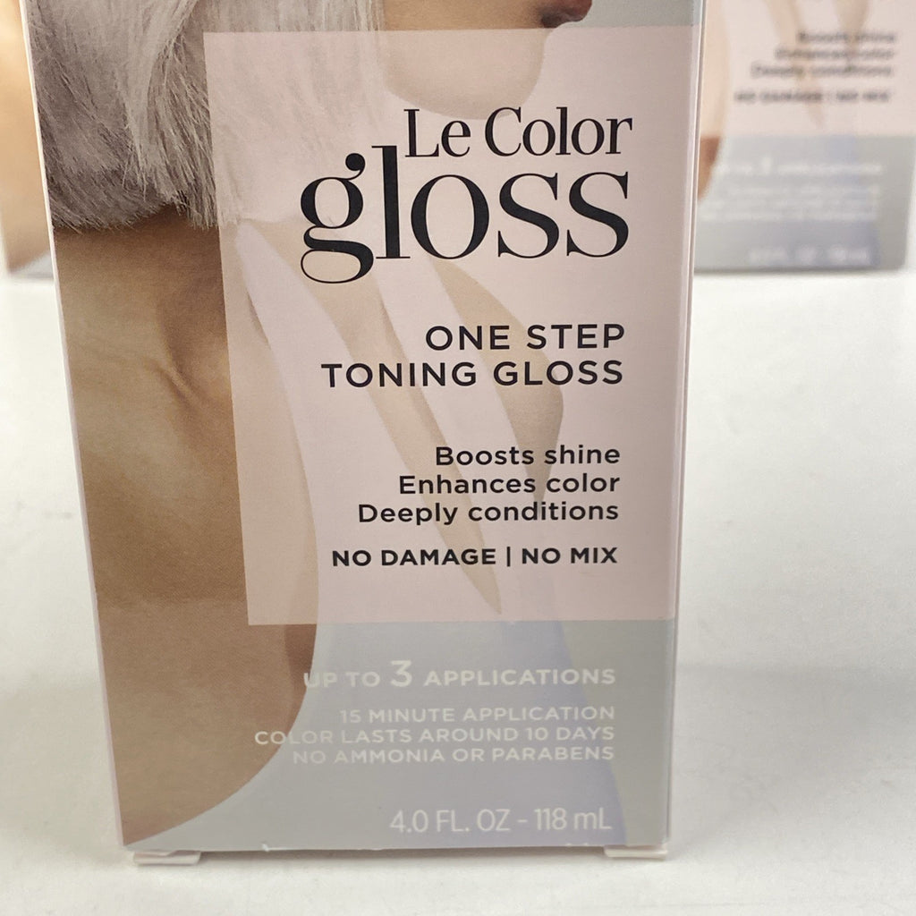 Lot of 4 L'Oréal Le Color Gloss Platinum Pearl Hair Toning Kits