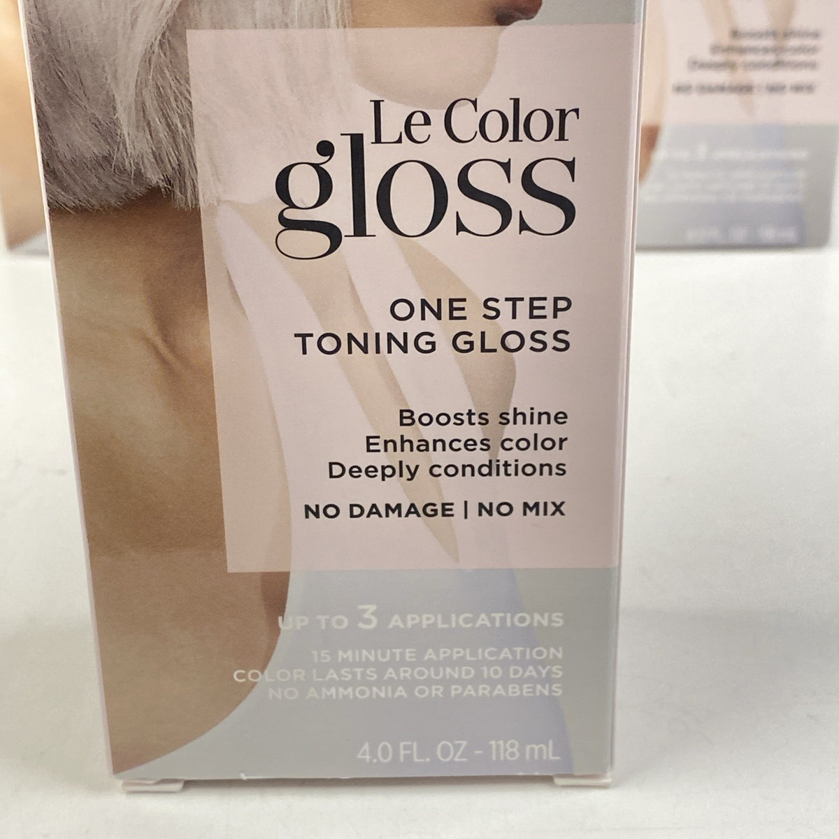 Lot of 4 L'Oréal Le Color Gloss Platinum Pearl Hair Toning Kits