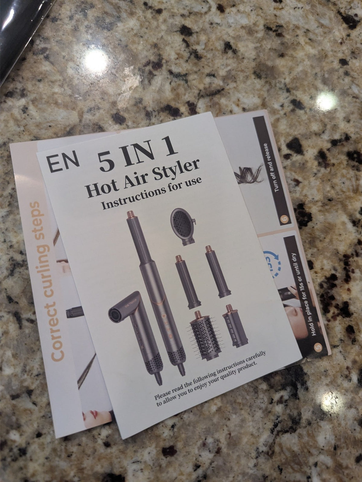 5-in-1 Hot Air Hair Styler Volumizer Blowout Dryer for Styling & Thickening