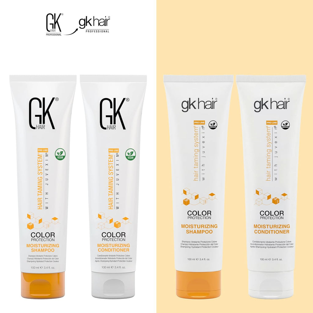 Travel Size Curly Hair Shampoo & Conditioner Set for Color Protection