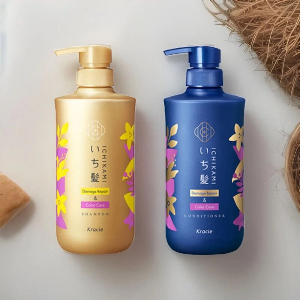 Japanese Damage Repair & Color Care Shampoo Conditioner Set 480ml
