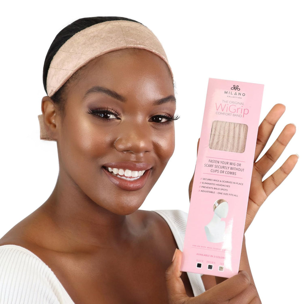 Adjustable Wig Grip Band Non-Slip Headband for Glueless Support - One Size Nude