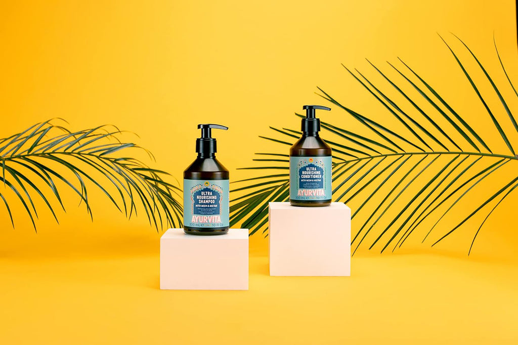 Natural Neem & Reetha Hair Care Set - Anti-Dandruff Shampoo & Conditioner
