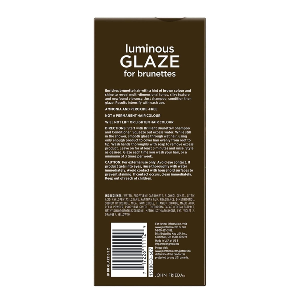 Brilliant Brunette Hair Glaze for Salon-Quality Shine - 6.5 Oz Pack of 2