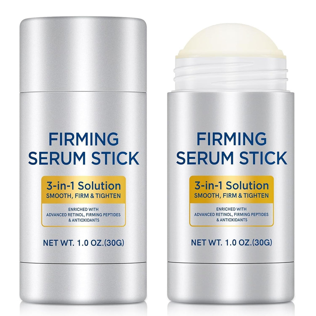 Retinol Firming Serum Stick for Face & Neck - Anti-Aging, Hydrating, 2 Pack