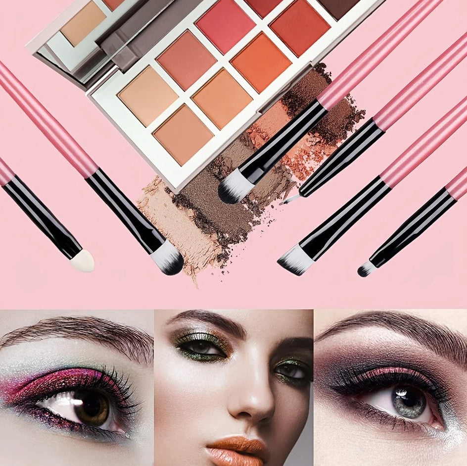 20-Piece Makeup Brush Set for Eyeshadow, Foundation, Powder & Blending