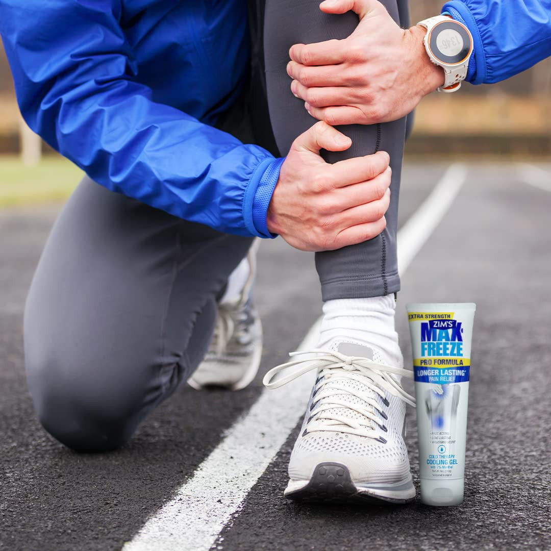 Muscle & Joint Pain Relief Gel - Fast Acting Cold Therapy, 4oz Pack of 3
