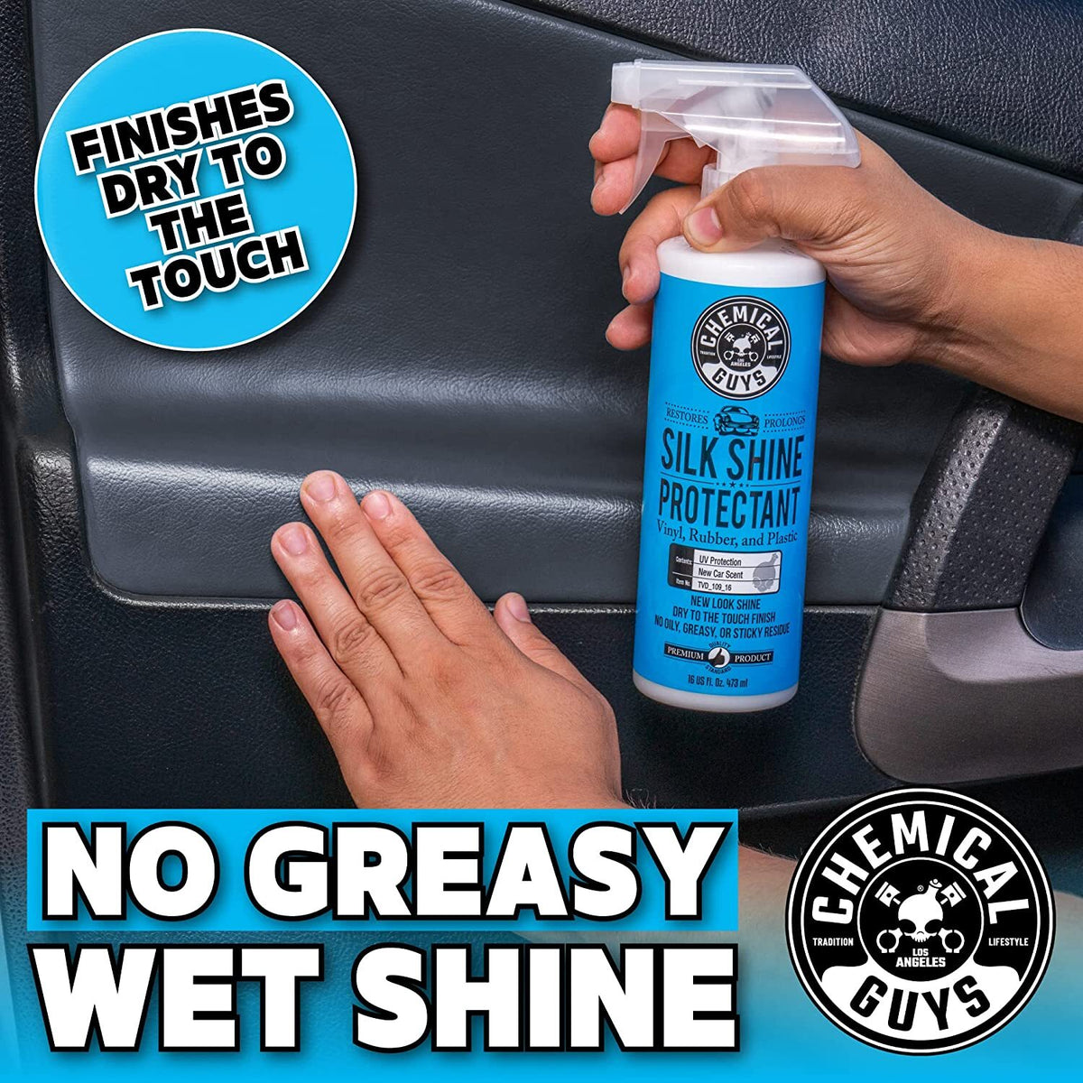 Chemical Guys Silk Shine Sprayable Car Dressing & Protectant 16 oz & 128 oz