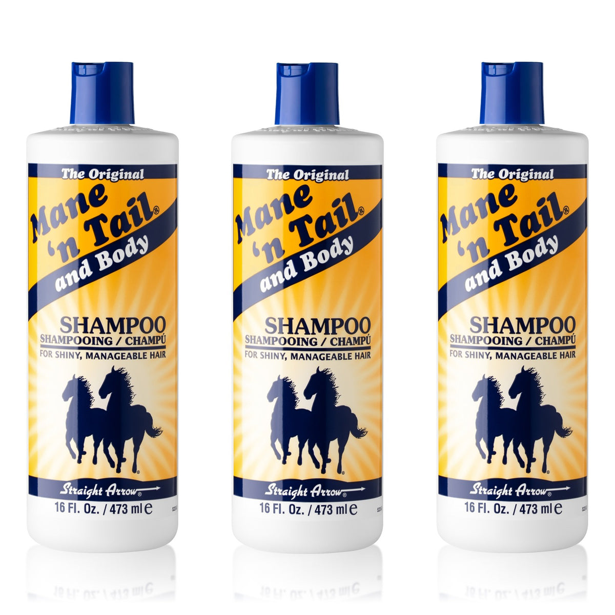 Original Hair Shampoo for Shiny Manageable Hair 16 fl oz 3-Pack